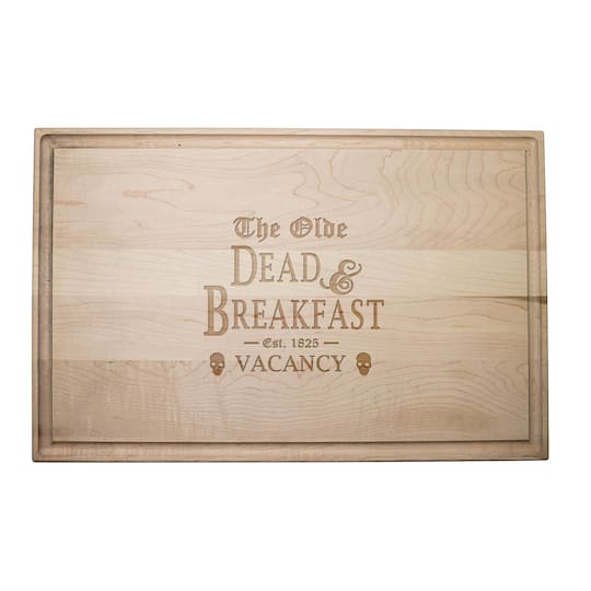 17" The Olde Dead & Breakfast Maple Cutting Board
